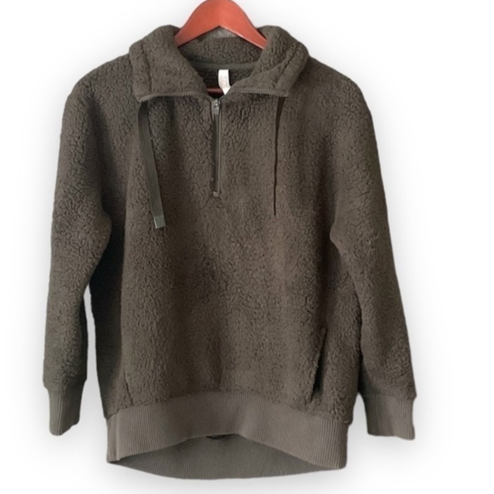 Athleta Sherpa Pullover Jacket - image 3